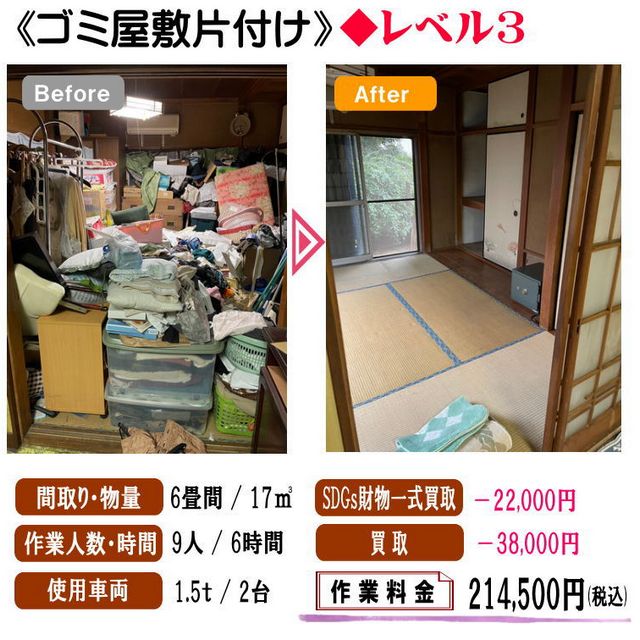 埼玉県 ふじみ野市 の 遺品整理・ゴミ屋敷片付けはベティナ